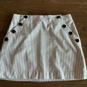 Pinstripe Banana Republic skirt